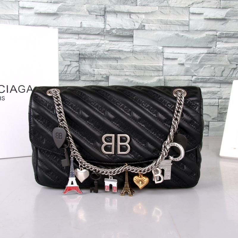 Balenciaga Bags 5169219 cowhide black lettering